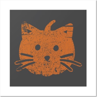 Cute Cat Lover Vintage Style Halloween Pumpkin Costume Idea Posters and Art